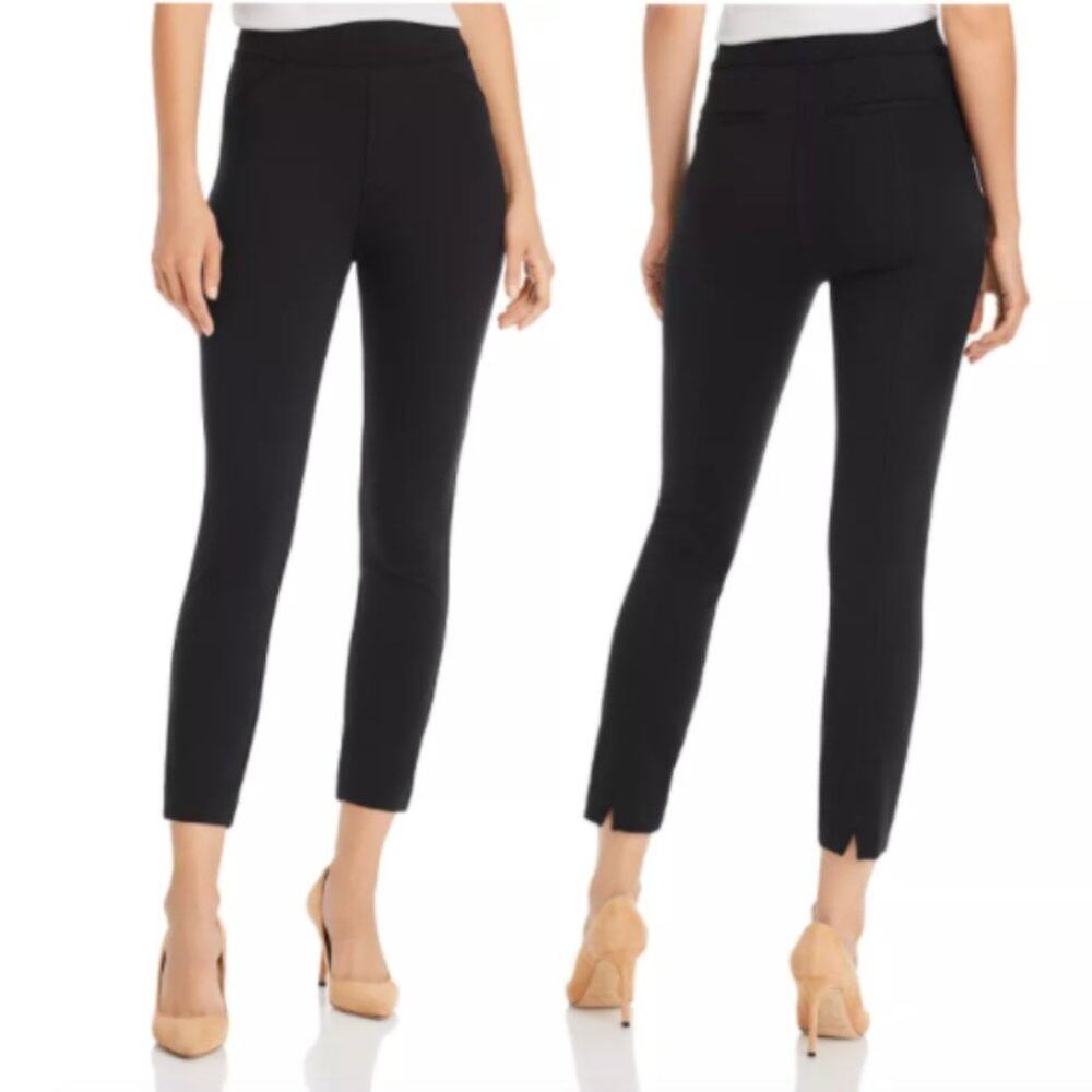 Spanx The Perfect Back-Seam Skinny Ponte Pants in Black